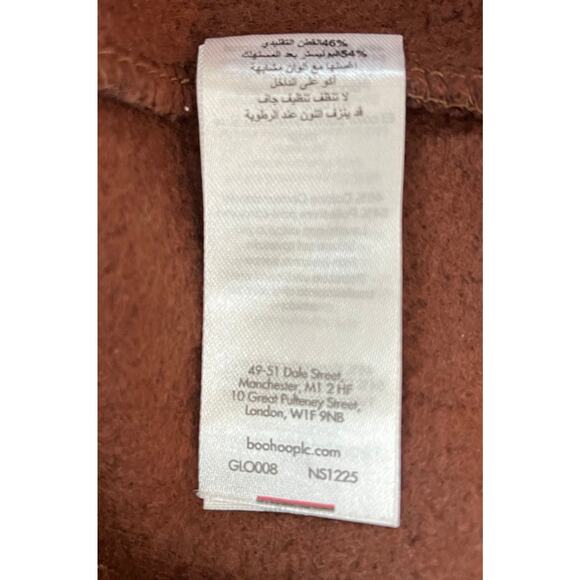 Pretty Little Thing Recycled Oversized Hoodie in Chocolate Size SM - Picture 11 of 11